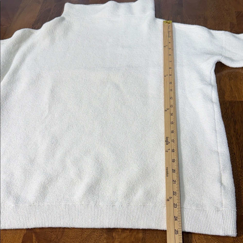 Free People Off-White Slouchy Cowl-Neck Sweater - Picture 8 of 11